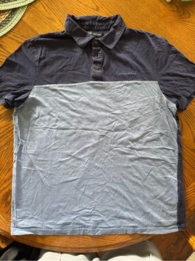 Calvin Klein Men’s Colorblock Polo - Dark Blue & Light Blue